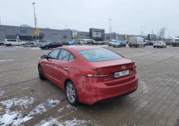 Hyundai Elantra cena 51500 przebieg: 115000, rok produkcji 2016 z Kobyłka małe 407